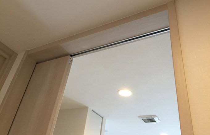 洗面洗濯室 引き戸