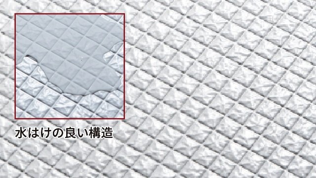 水はけが良くお掃除も簡単なカラリ床