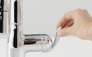 操作しやすいレバー