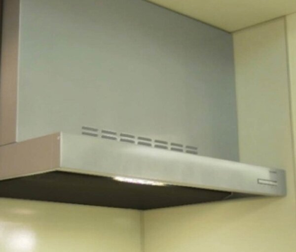 ホーロー整流板付レンジフード