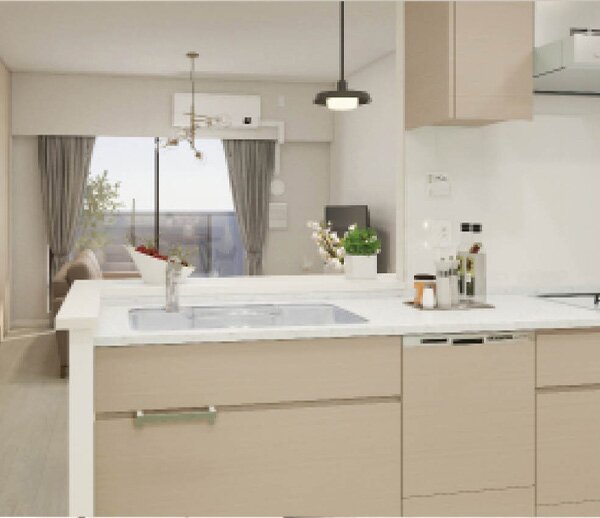 対面カウンター