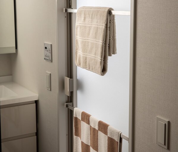 ドアタオル掛け