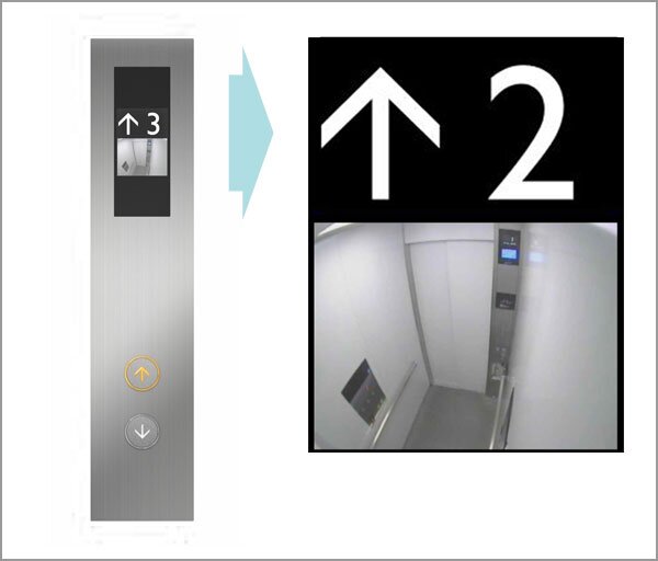 エレベーターモニター