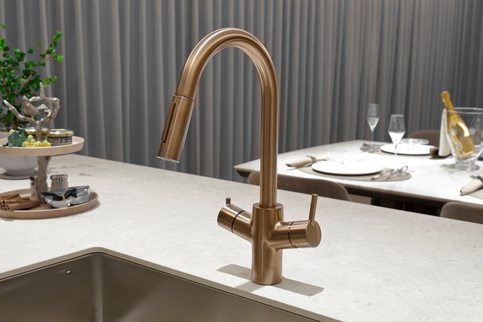 浄水器一体型シャワー水栓