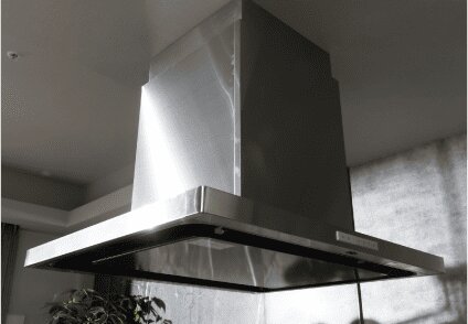 ホーロー整流板付レンジフード