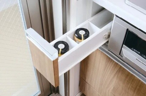 IHサイドの小引き出し