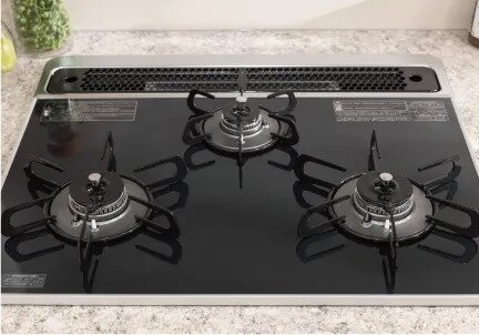 ハイパーガラスコートトップガスコンロ