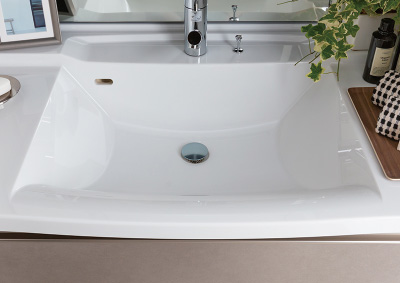 スクエアボウル一体型カウンター