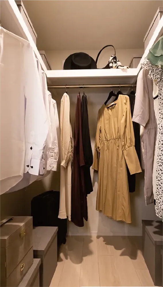 大型ウォークインクローゼット