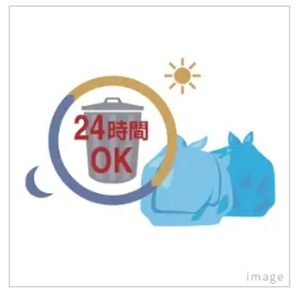 雨に濡れないゴミ出し動線