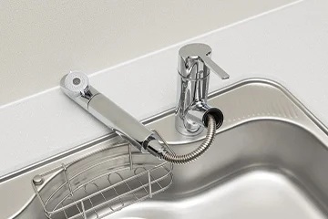 浄水器一体型節湯C1ハンドシャワー水栓