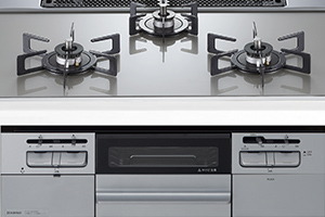 3口ガラストップコンロ