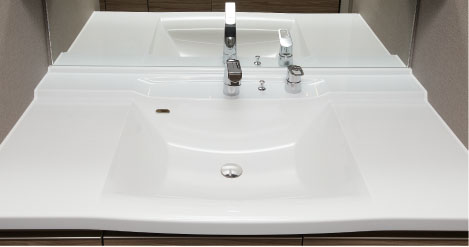 スクエアボウル一体型天板