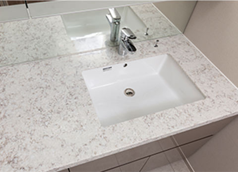 フィオレストーン洗面カウンター