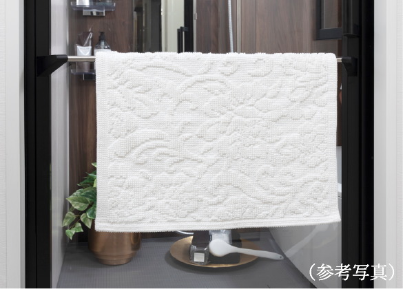 ドア外1段タオル掛け