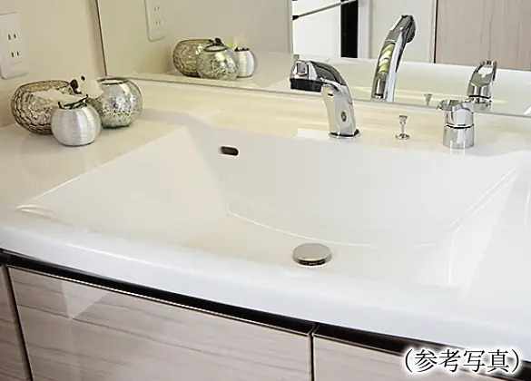 ボウル一体型洗面カウンター