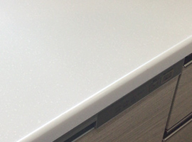 人造大理石一体型ワークトップ