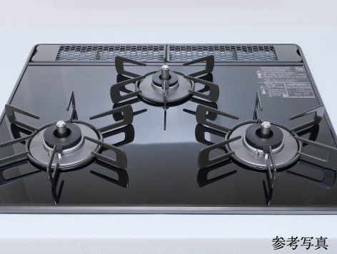 ガラストップガスコンロ