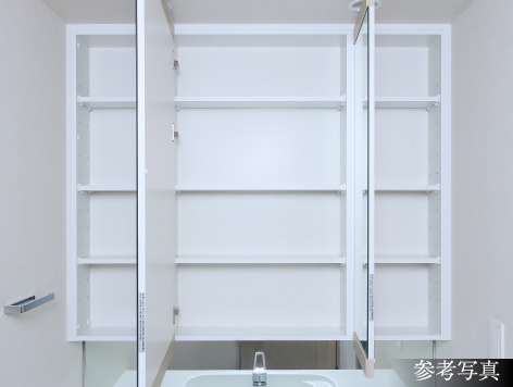 三面鏡裏収納