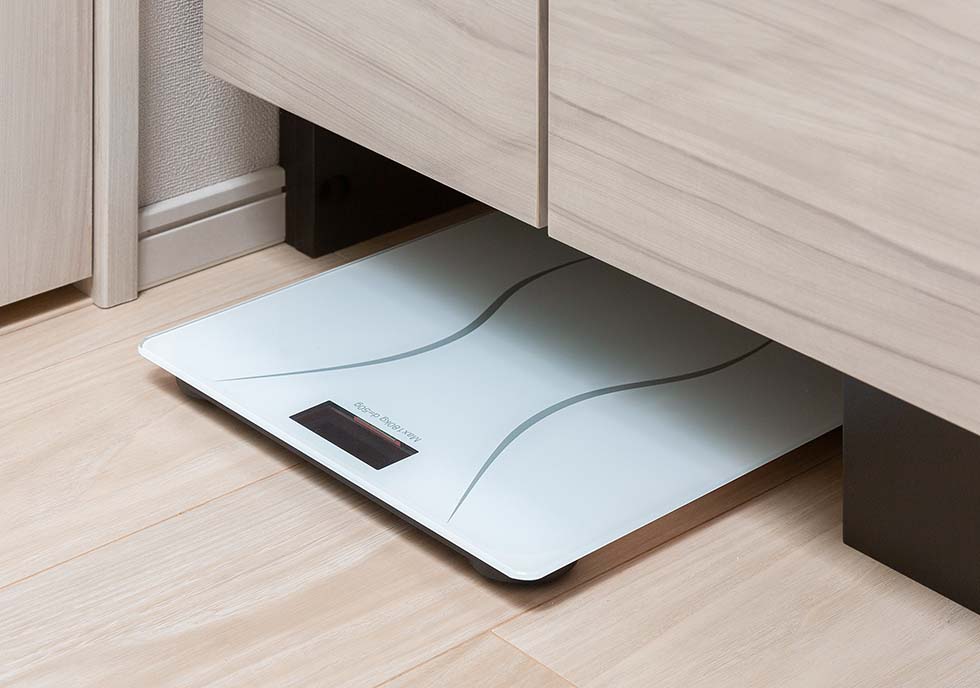 ヘルスメーター収納