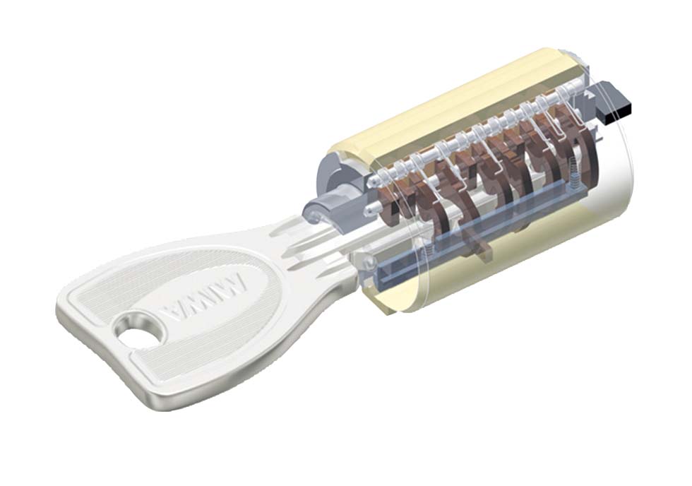 リバーシブルディンプルキー