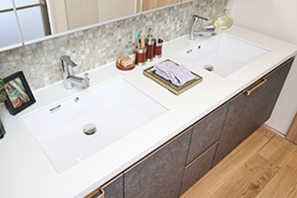 洗面カウンター