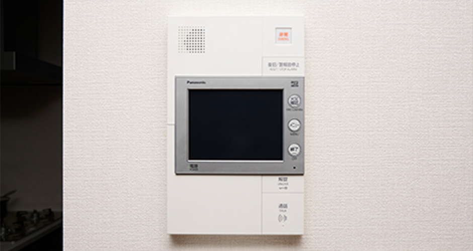 カラーモニター付ハンズフリーインターホン