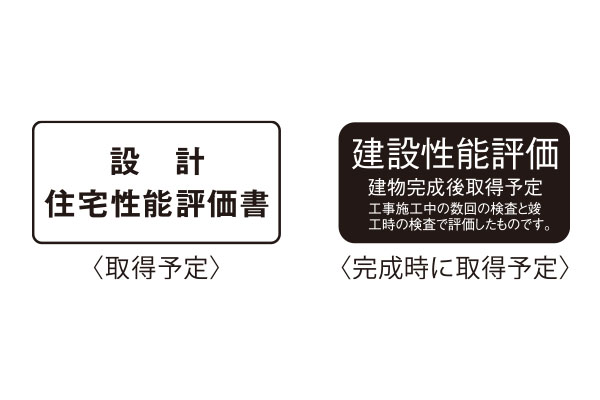 国土交通大臣による「住宅性能評価書」を取得予定