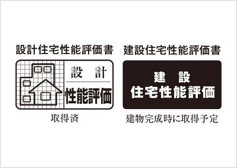 「住宅性能評価書」を取得予定