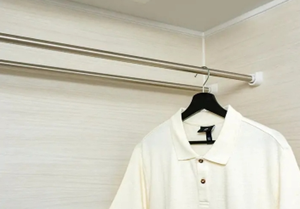 浴室用物干バー2本