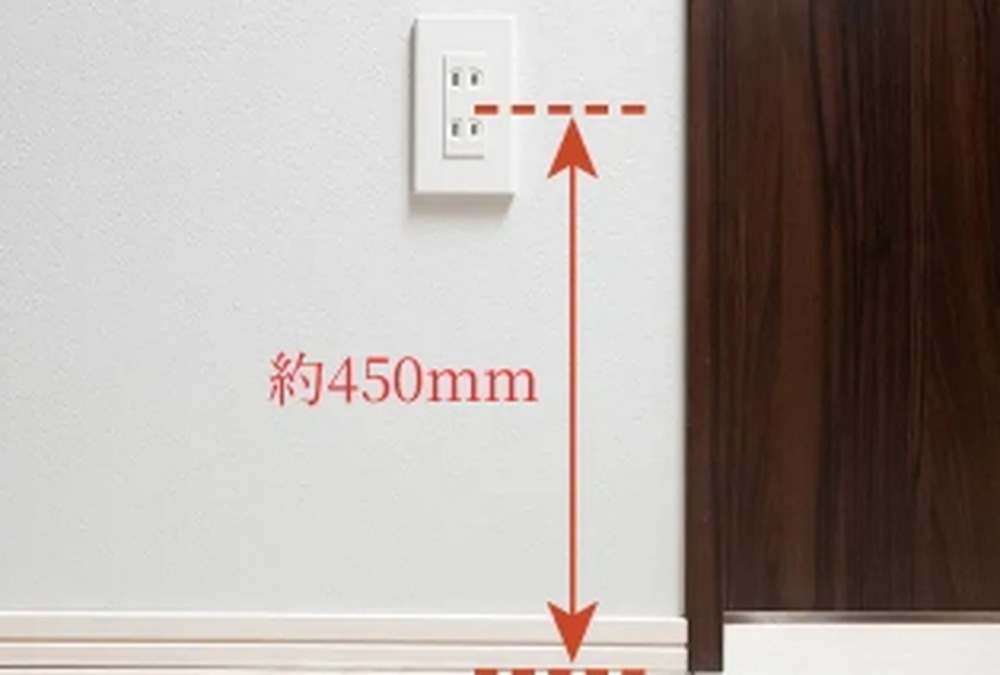 コンセントの高さ
