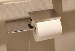 小物置付ペーパーホルダー