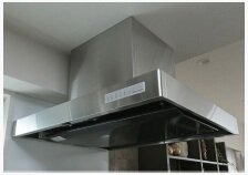 ホーロー整流板付レンジフード