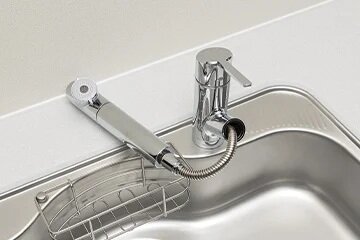 浄水器一体型節湯C1ハンドシャワー水栓