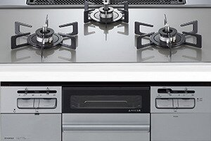 3口ガラストップコンロ