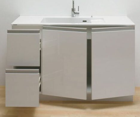 フロアキャビネット（開き扉+引き出し）