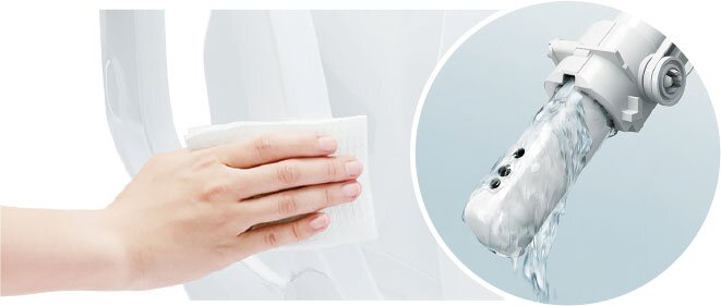 クリーン便座（継目なし）・クリーンノズル