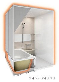 浴室全体を包む
保温材