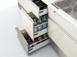 2段引出しストッカー付