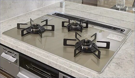 ガラストップコンロ