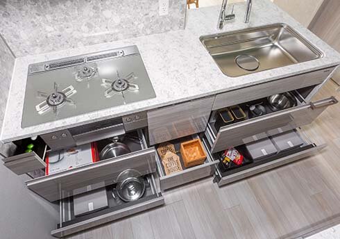 オールスライド収納