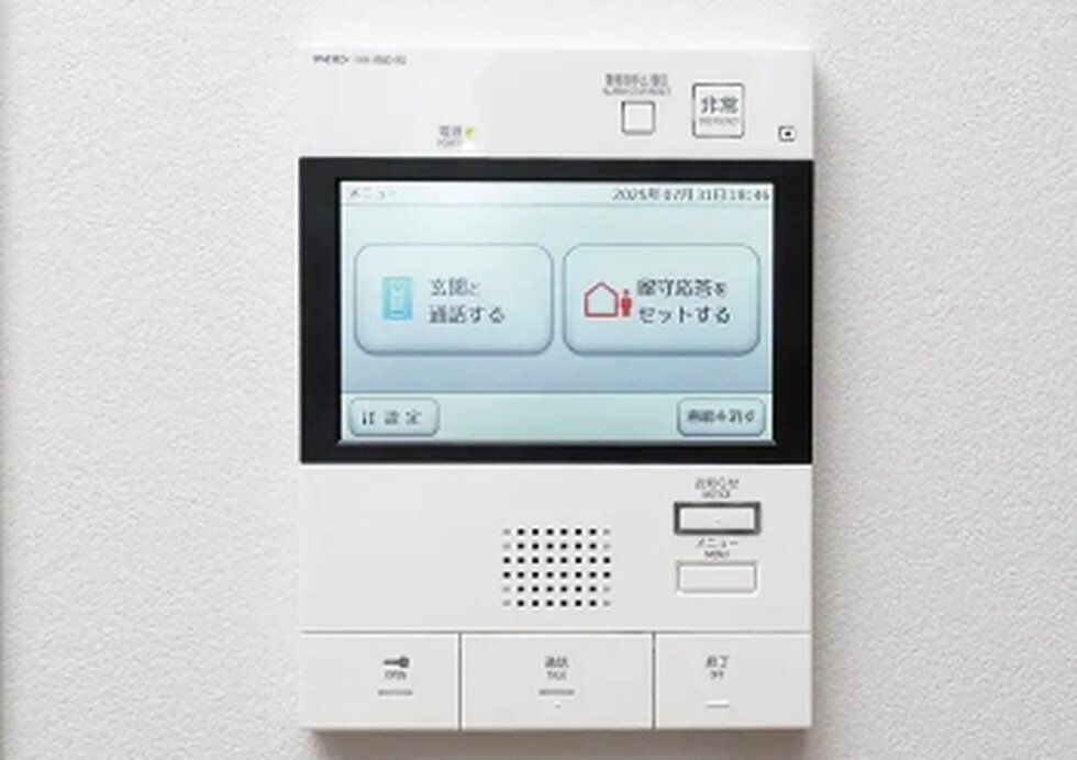 カラーTVモニター付インターホン