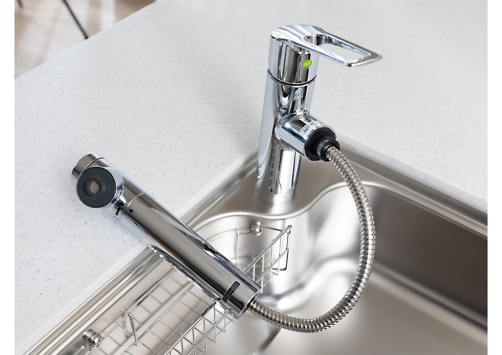 浄水器一体型シャワー水栓