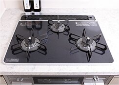 ハイパーガラスコートトップガスコンロ