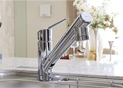 浄水器一体型シングルレバー水栓