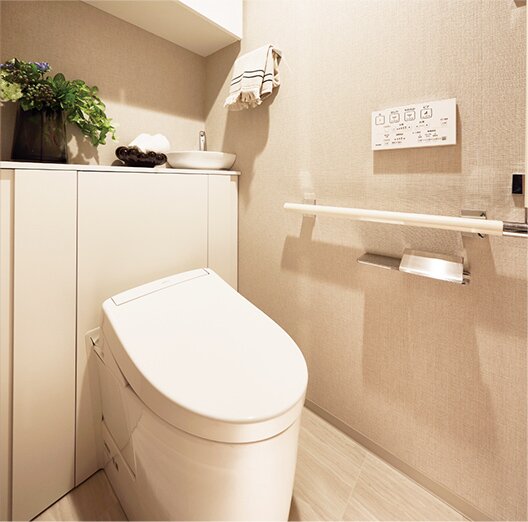 キャビネット付トイレ