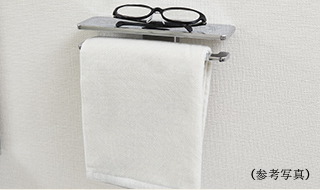 小物置付タオル掛け