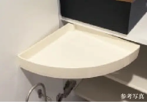 下足箱内回転小物入れ