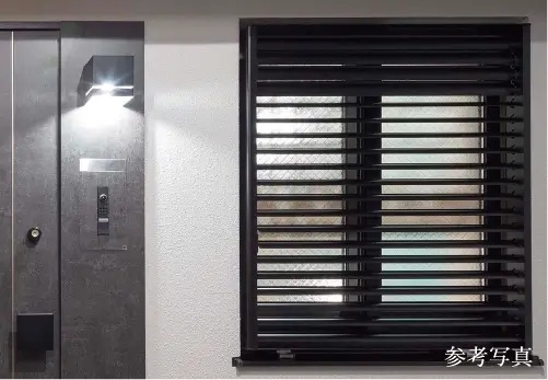 可動式ルーバー面格子