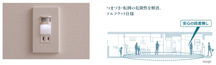 埋め込み型フットライト（人感センサー付き）